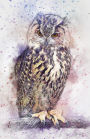 Journal Notebook Watercolor Owl: Lined and Numbered Pages With Index Blank Journal For Journaling, Writing, Planning and Doodling.