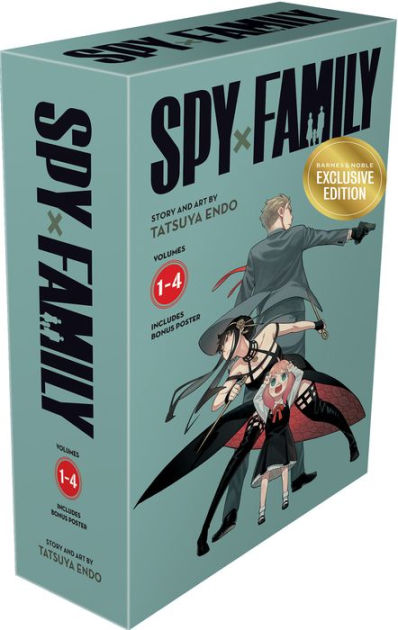 Spy x Family Vols 1-4 (B&N Exclusive Edition) by Tatsuya Endo, Hardcover