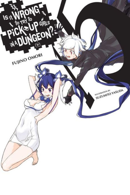 Danmachi Light Novel Fujino Omori Aurographed Anime Manga Comics