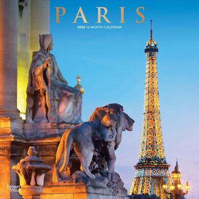 2020 Paris Wall Calendar 9781975405526 Item Barnes Noble