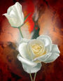 White Rose Notebook: 8.5 X 11 202 College Ruled Pages