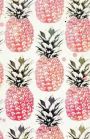 Notebook: Dot-Grid,Graph,Lined,Blank No Lined : Red Pink pineapple : Pocket Notebook Journal Diary, 120 pages, 5.5