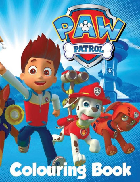 Paw Patrol Colouring Book: In the 60 page A4 size Colouring Book for  children we have put together a fantastic collection of characters from Paw  Patrol including all the badges to colour