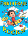 Fourth Grade Rocks! A Draw and Write Notebook Journal: 120 Pages With Drawing Box on Top Half of Page and Lines on Bottom Half School Composition and Drawing Kids Notebook Journal For Boys - 8.5 by 11 inches