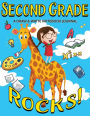 Second Grade Rocks! A Draw and Write Notebook Journal: 120 Pages With Drawing Box on Top Half of Page and Lines on Bottom Half School Composition and Drawing Kids Notebook Journal For Girls - 8.5 by 11 inches