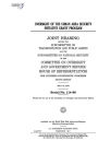Oversight of the Urban Area Security Initiative grant program: joint hearing before the Subcommittee on Transportation and Public Assets and the Subcommittee on National Security of the Committee on Oversight and Government Reform, House of Representativ