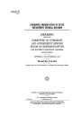 Examining preservation of State Department federal records: hearing before the Committee on Oversight and Government Reform, House of Representatives, One Hundred Fourteenth Congress, second session, September 13 and September 22, 2016.
