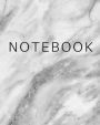 Notebook - Marble Cover: (8 x 10) Writing Journal, 100 Pages, Smooth Matte Cover