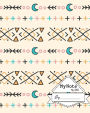 Notebook: My Note My Idea ,8 x 10, 110 pages :hand-drawn-ethnic-elements: (School Notebooks)