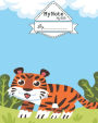 Notebook: My Note My Idea ,8 x 10, 110 pages : Tiger