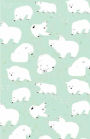 Notebook: White Bear : Journal Diary, 120 pages, 5.5