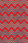 Journal Notebook Chevrons - Red: Blank Journal To Write In, Unlined For Journaling, Writing, Planning and Doodling, For Women, Men, Kids, 160 Pages, Easy To Carry Size