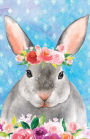 Journal Notebook For Animal Lovers Rabbit In Flowers: 162 Lined and Numbered Pages With Index Blank Journal For Journaling, Writing, Planning and Doodling.