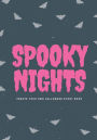 Spooky Nights: Create Your Own Halloween Story Book, 100 Pages, Hot Pink