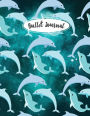 Bullet journal: quarterly planner with blank yearly & monthly calendar, and habit tracker, 120 dot grid & 15 lined pages, 8.5x11in,emerald teal dolphin: Professional design large diary journal to write in everyday life