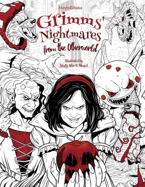 Grimms' Nightmares from the Otherworld: Adult Coloring Book (Horror ...