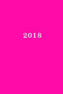 2018: Calendario/Planificador de cita: 1 semana en 2 lados, Formato 6