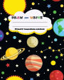 DRAW and WRITE primary composition notebook, 8 x 10 inch 200 page, Galaxy sofecover: Kids composition book journal for kindergarten first, 2nd, and 3rd grade