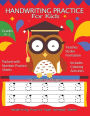 Handwriting Practice For Kids: Numbers & Shapes Handwriting Practice Workbook Sheets: Pre K, Kindergarten, Age 2-4, 3-5, Trace Numbers, Portrait Pages Notebook