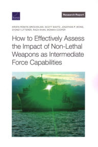 Title: How to Effectively Assess the Impact of Non-Lethal Weapons as Intermediate Force Capabilities, Author: Krista Grocholski