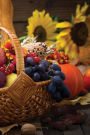 Autumn Harvest Bounty Any Day Planner Notebook: Scheduler Organizer Datebook