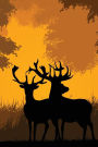 Elk King and Prince Any Day Planner Notebook: Scheduler Organizer Datebook