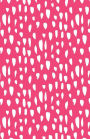 Journal Notebook Abstract Splashes Pink: 162 Lined and Numbered Pages With Index Blank Journal For Journaling, Writing, Planning and Doodling.