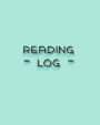 Reading Log: Reading Journal