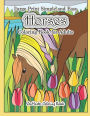 Large Print Simple and Easy Horses Coloring Book for Adults: Horses Adult Coloring Book with Large Pictures for Stress Relief and Relaxation