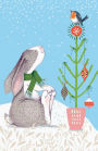 Bullet Journal Cute Bunny Rabbit In Christmas Scene: 162 Numbered Pages With 150 Dot Grid Pages, 6 Index Pages and 2 Key Pages in Easy To Carry 5.5 X 8.5 Size.