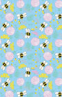 Bullet Journal Bees and Clover Pattern - Blue: 162 Numbered Pages With 150 Dot Grid Pages, 6 Index Pages and 2 Key Pages in Easy To Carry 5.5 X 8.5 Size.
