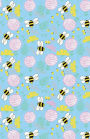 Bullet Journal Bees and Clover Pattern - Blue: Graph Design - 162 Numbered Pages With 150 Graph Style Grid Pages, 6 Index Pages and 2 Key Pages in Easy To Carry 5.5 X 8.5 Size