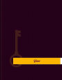 Gluer Work Log: Work Journal, Work Diary, Log - 131 pages, 8.5 x 11 inches