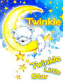 Twinkle Twinkle Little Star: Discreet Internet Password Keeper, Large Print Book, 8 1/2