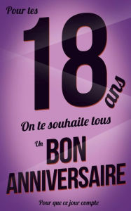 Title: Bon anniversaire - 18 ans: Livre a ecrire, Author: Eve Alpi