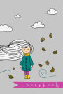 Notebook: Cute Composition Notebook for Girls, 6