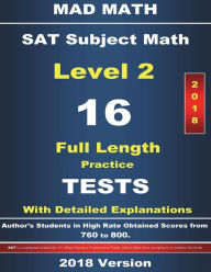 Title: 2018 SAT Math Level II 16 Tests, Author: John Su