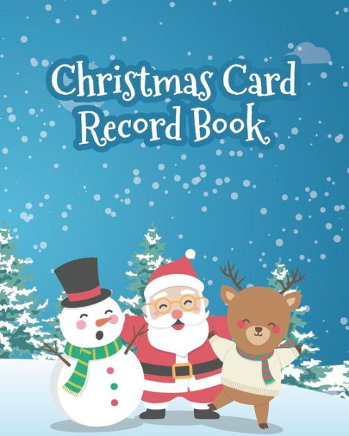 Christmas Card Record Book Address Book For Christmas Cards (Send & Receive)(V4) by Stephanie
