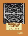 Criminal Law - Giudilli