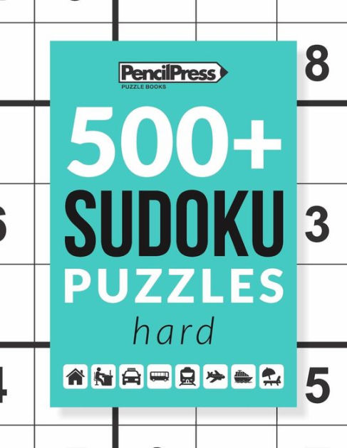 500 Sudoku Puzzles Book Hard Sudoku Puzzle Book Hard With Answers By Sudoku Puzzle Books 2669