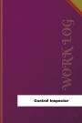Control Inspector Work Log: Work Journal, Work Diary, Log - 126 pages, 6 x 9 inches