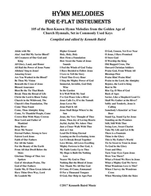 be my guide god of abraham Hymn melodies for eb instruments by kenneth baird, paperback.