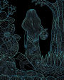Journal Notebook Girl In The Woods 4: 172 Page Blank Journal 8 x 10 Size, Unlined For Journaling, Writing, Planning or Doodling.