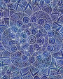 Journal Notebook Mandala Pattern 3: 172 Lined Numbered Pages With 3 Index Pages For Easy Organization in Large 8 x 10 Size For Journaling, Writing, Planning or Doodling.