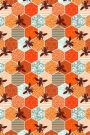 Journal Notebook Honey Bees Pattern 3: 110 Page Lined and Numbered Journal With Index Pages In Portable 6 x 9 Size, Perfect For Writing, Taking Notes, List Making, Journaling and Doodling.
