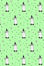 Bullet Journal Notebook Cute Little Unicorns Pattern 3: 112 Page Numbered Dot Grid Bullet Journal With Index Pages and Key Pages In Portable 6 x 9 Size.