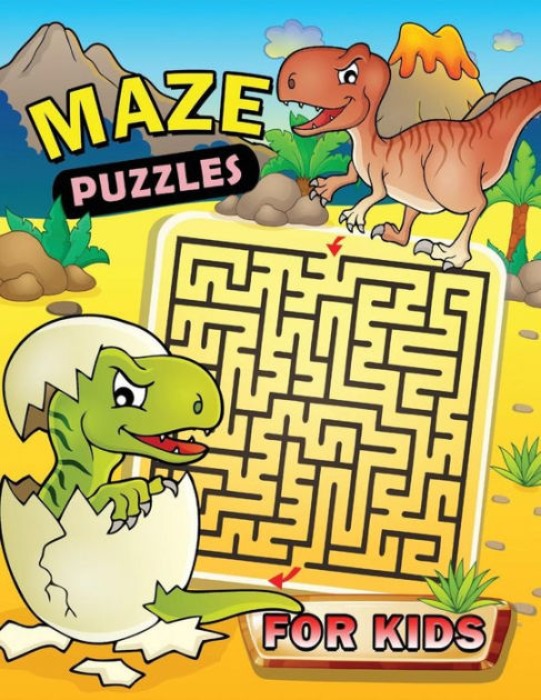 Maze Puzzles For Kids Maze Puzzles For Kids Workbook Activity Book