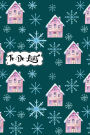 To-Do List Book - Christmas Holiday To Do Lists Journal Notebook Winter Houses Pattern 5: 100 Page Lined Book With Check Boxes For Fast and Easy List Making