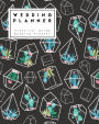 Wedding Planner: Cactus in Black Angles Practical Guide Wedding Planner - Size 8x10