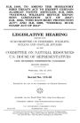 H.R. 3109, to amend the Migratory Bird Treaty Act to exempt certain Alaskan Native articles; H.R. 3409,